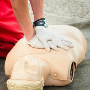 Picture of CPR chest compression
