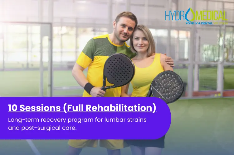 Full rehabilitation package cost for post surgery Padel injury Bali.