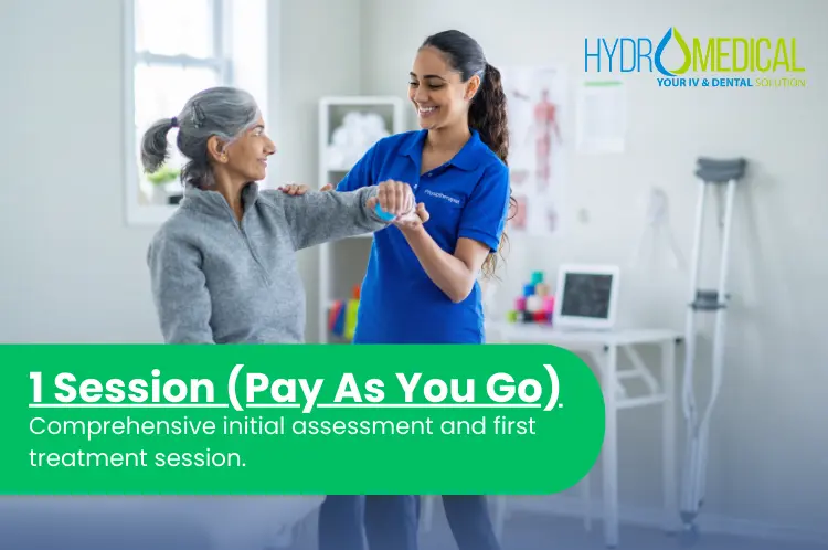 Physiotherapy initial assessment and consultation cost Bali.