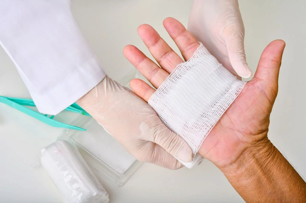 Professional wound care and rabies vaccination at Hydro Medical Clinic Bali.