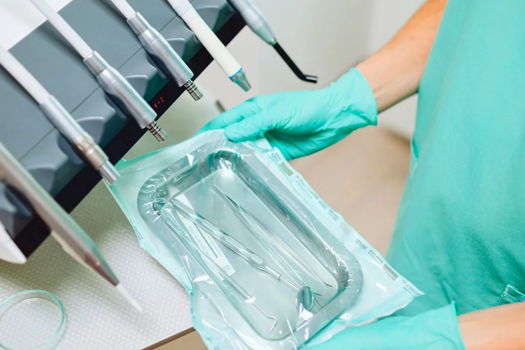 Professional sterilization protocols for dental care in Bali.