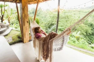 A traveler successfully recovered from the flu at a private villa in Berawa, Bali.