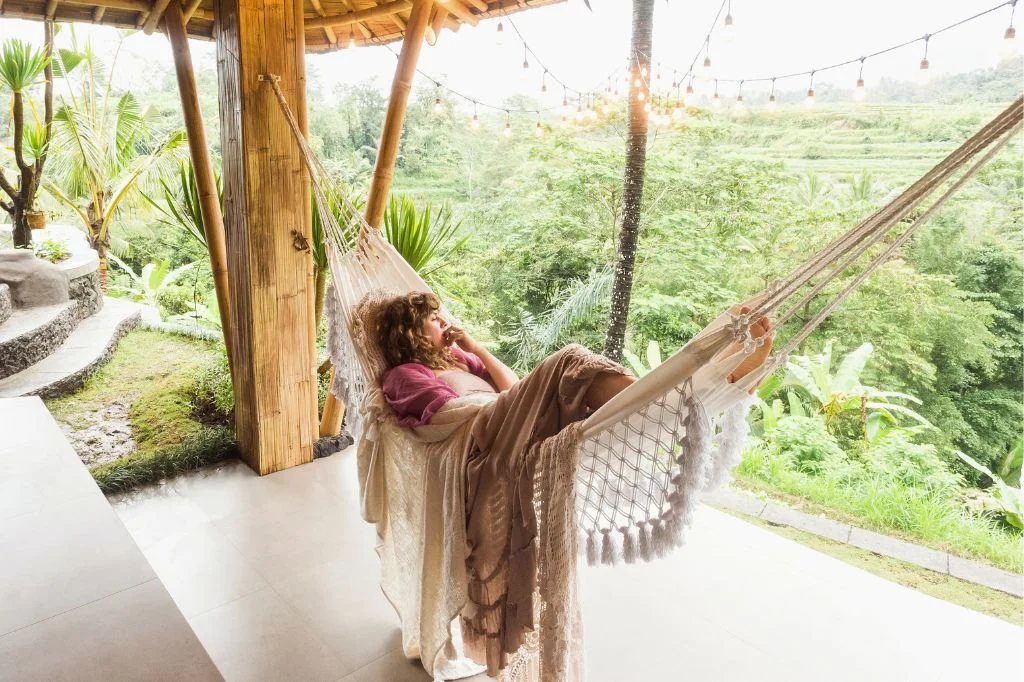 A traveler successfully recovered from the flu at a private villa in Berawa, Bali.