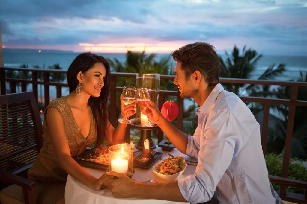 A bright smile enhancing social confidence in the Bali dating scene.