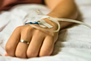 Sterile medical equipment for a safe IV Drip in Bali at a professional clinic.