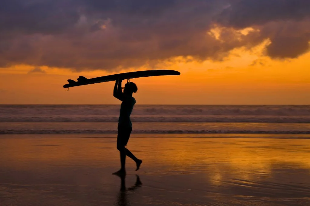 Recovering from traveler fatigue after physical activities in Bali.