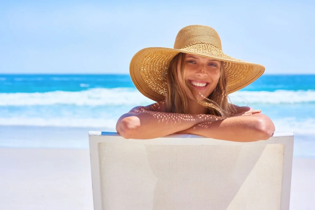 The joy of a confident, healthy smile while on a post-treatment holiday in Bali.