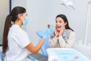 Professional dental hygiene consultation at Hydro Medical.