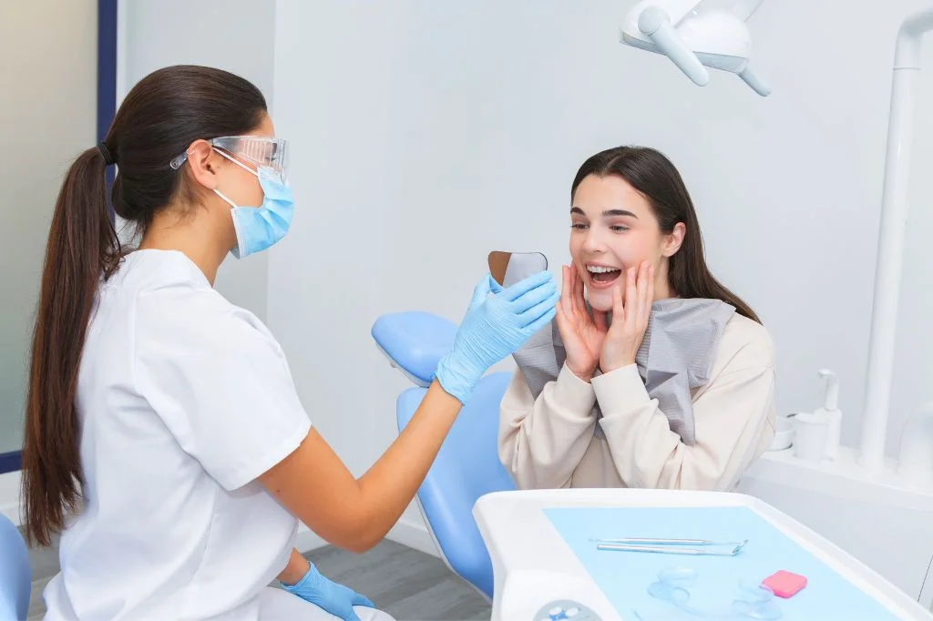 Professional dental hygiene consultation at Hydro Medical.