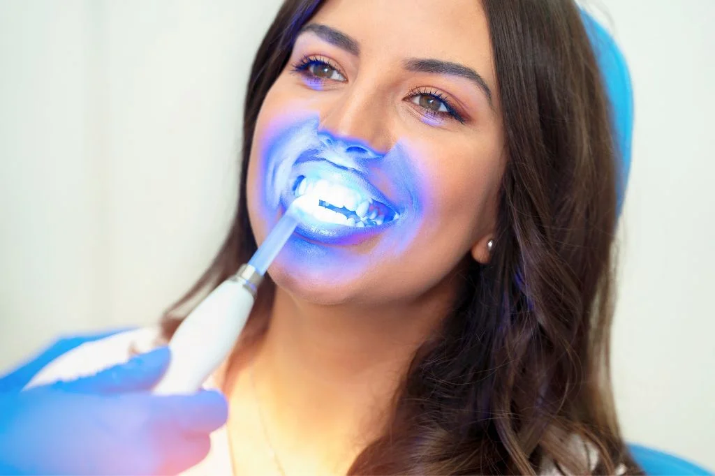 Advanced laser teeth whitening treatment at Hydro Medical.