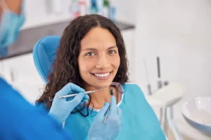 Reviewing a yearly dental x-ray for hidden issues at Hydro Medical.