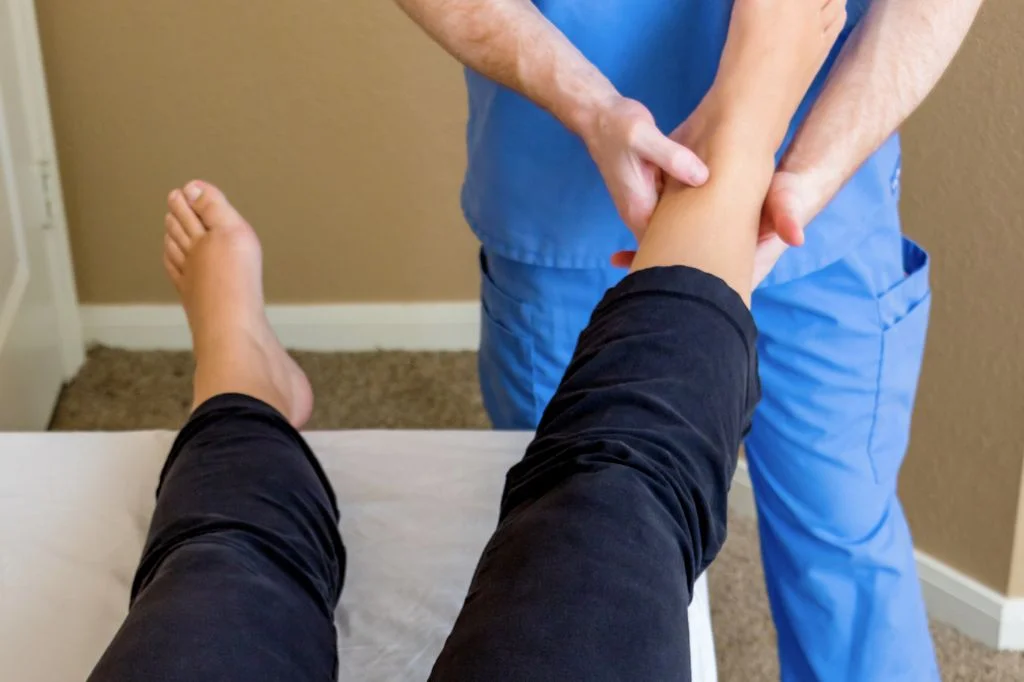 A premium home visit physiotherapy equipment setup by an on-call clinical team at a private Bali villa.