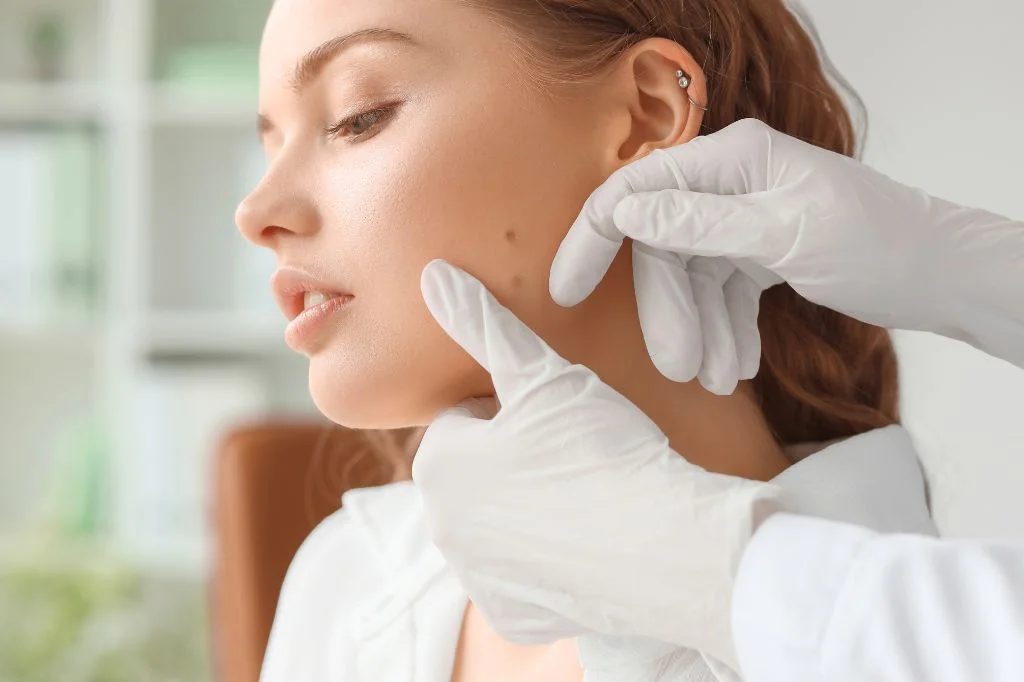 Dermatologist reviewing skin treatment options with a patient at a Bali clinic
