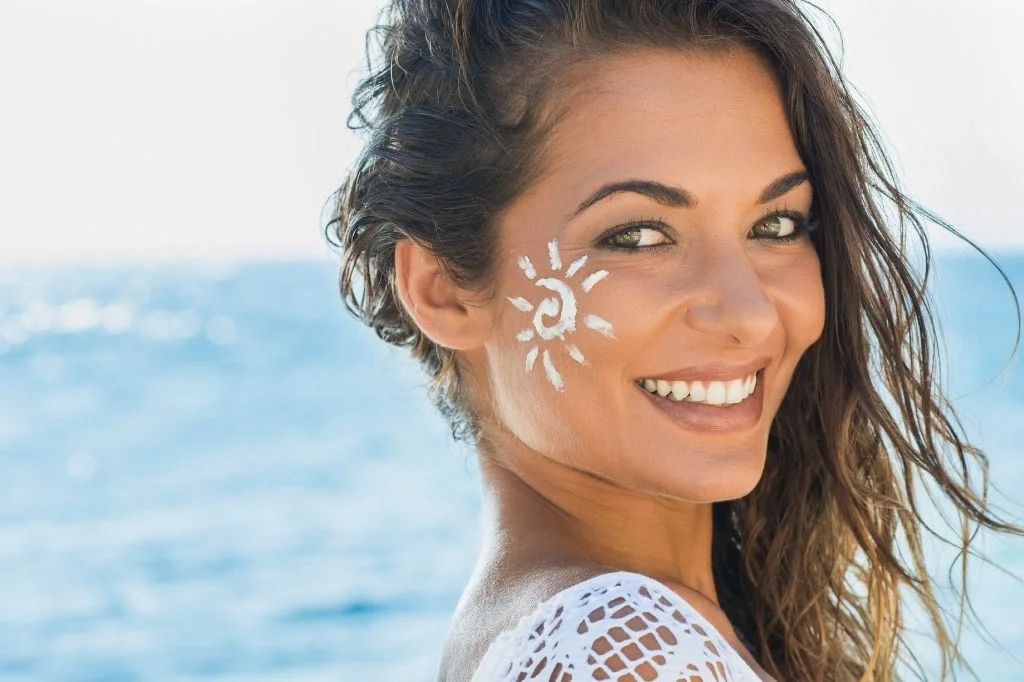 A woman enjoying Bali beach after the botox treatment at Hydro Medical